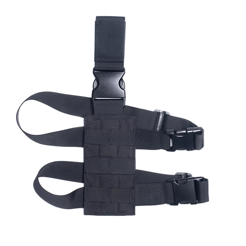 Multifunctional Adjustable Thigh Carry Modular Bag Molle Compatible Outdoor Sports Training Leg Mount Accessory Storage Pouch