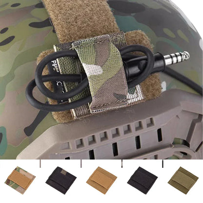 Headset Wire Harness Strap Elastic Organizer Wire Velcro Hook Loop Sticker Wire Charging Cable Helmet Velcro Storage Strap