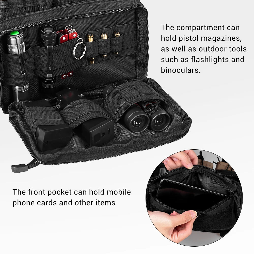 &Tactical Chargers Holder 5.56mm 7.62mm Triple Magazine Pouch Molle Admin Pouch Quick-Draw 3 Mags Pouches Cartridge Case Airsoft