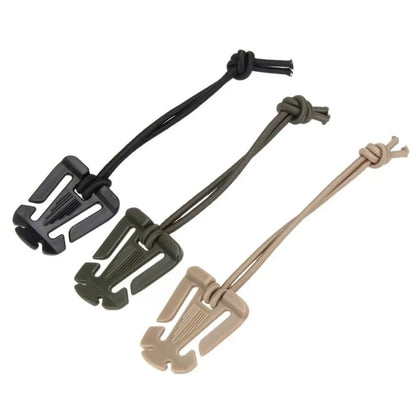 5Pcs Backpack Buckle Clamp Carabiner Survival Gear Tools Carabiner Clips Outdoor Nylon Camping Bag Hanger Hook Wild Hike