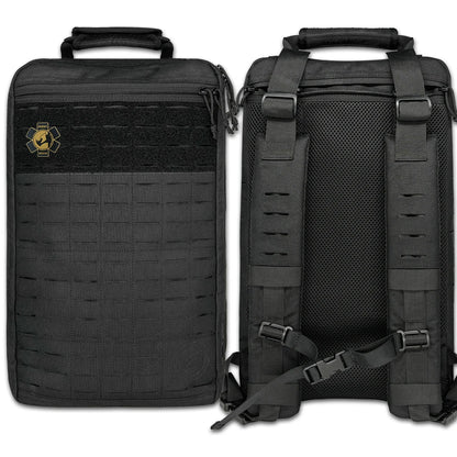 Rhino Rescue First Aid Backpack 20L 1000D Nylon Tactical Backpack First Aid Trauma Kit Out Bag for Hiking Camping R20