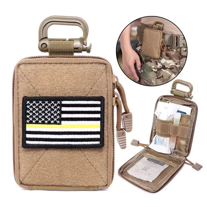 Outdoor Medical Organizer Small Molle Pouch Utility Wallet EDC Tool Bag EMT Camping Hiking Hunting Accessories Waist Pack Bags
