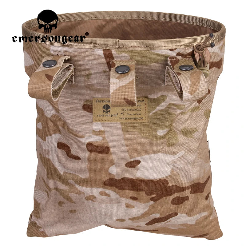 Emerson Tactical Drop Pouch CQC Foldable Dump Bag MOLLE Utility Organizer Hunting EDC Belt Pocket Sport Outdoor Combat