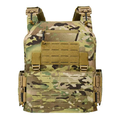 1000D Nylon Large Multicam Chaleco Tactico 28x35cm Plate Carrier Ranger Green Tactical Vest for SAPI 11*14 Inch Plate