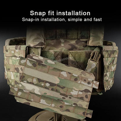Tactical Front Panel Placard Conversion Adapter Quick Change Flaps Accessories Thorax MOLLE Vest AVS JPC Plate Carrier Airsoft