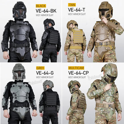 Tactical Airsoft Vest Armor Suit Set Adjustable Militar Hunting Chest Protective Equipment Paintball Shooting CS Wargame Vest