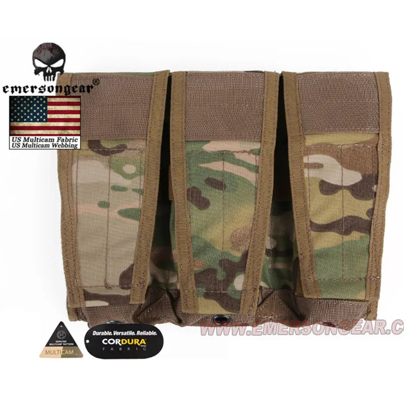 Emersongear Flap Triple Magazine Pouch Mag Storage Purposed Bag Molle System