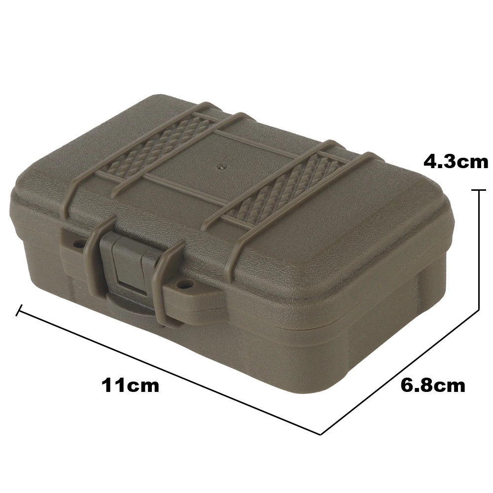 Tactical Camo Storage Box Valuable Item Hard Safety Case Multi Functional Tool Protection Boxs With Pre-cut Sponge Can Lockable