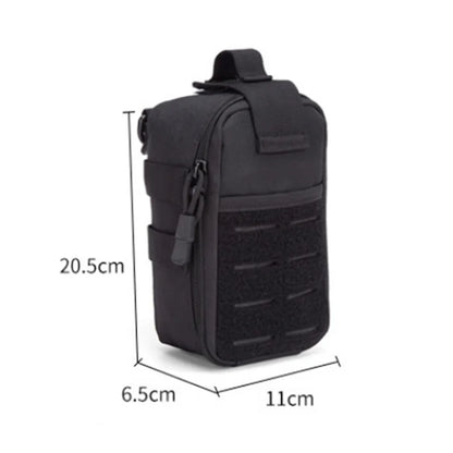 Tactical MOLLE First Aid Pouch 600D Nylon Water Resistant EDC Medical Bag Organizer for Outdoor Hunting Hiking Camping