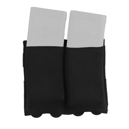 5.56 7.62 Triple Mag Pouch Elastic Molle Double Magazine Pouch M4/M16/AR/AK Magazine Carrier for Tactical Vest/Range Training