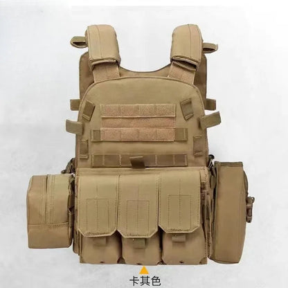 Children Nylon Gear Tactical Vest Body Protection Hunting Carrier Children Accessories Pouch Training Camping Kid Camo Vest
