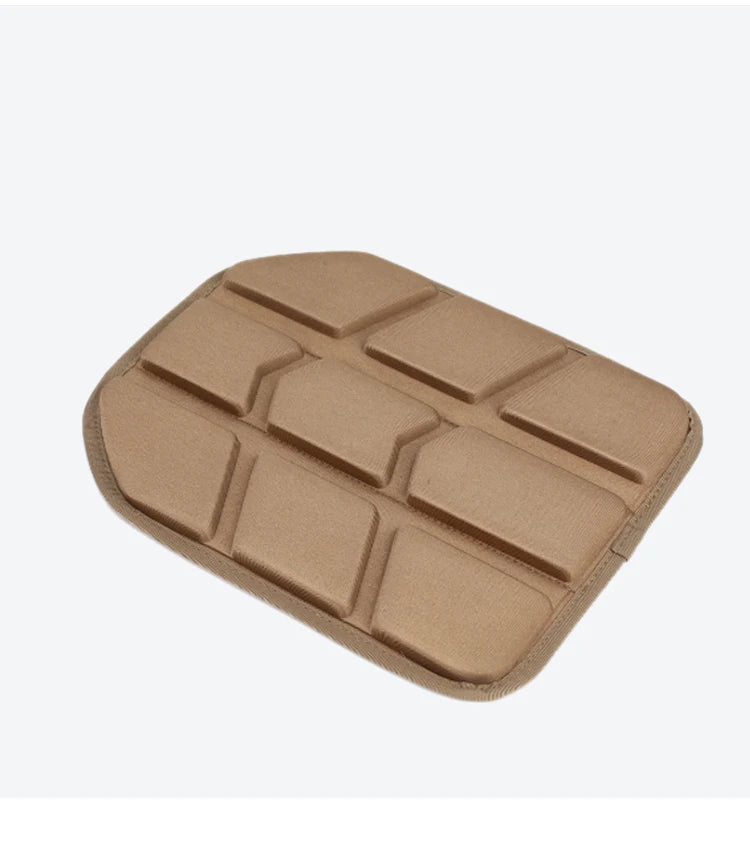 2 Pieces Removable Molded Tactical Vest Pad for Paintball Game Vest Tactical Plate Carrier Vest Cushion 26x33cm
