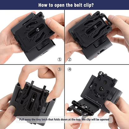 Double Magazine Holder Universal 9mm .40 Mag Holster for Glock 17 Ar Magazine Single Mag Bag Paddle Airsoft Mag Pouch Holster
