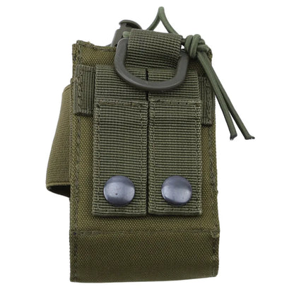 Durable Molle Radio Walkie Talkie Holder Interphone Hanging Bag Pocket For Hunting Camping Hiking Outdoor Activities Use