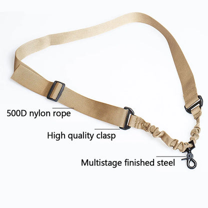 Tactical 1/3 Point Sling Shoulder Strap Multi-function Slant Strap Outdoor Hunting Field Survival Training Tape Accessories