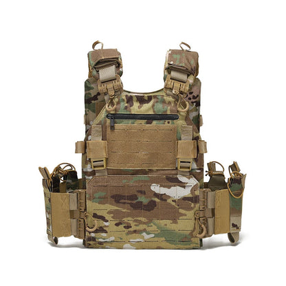 SX New Combat Vest 6094 Quick Release Lightweight Laser Cut Tactical Vest Black Gear Carry Hunting Tactical Vests