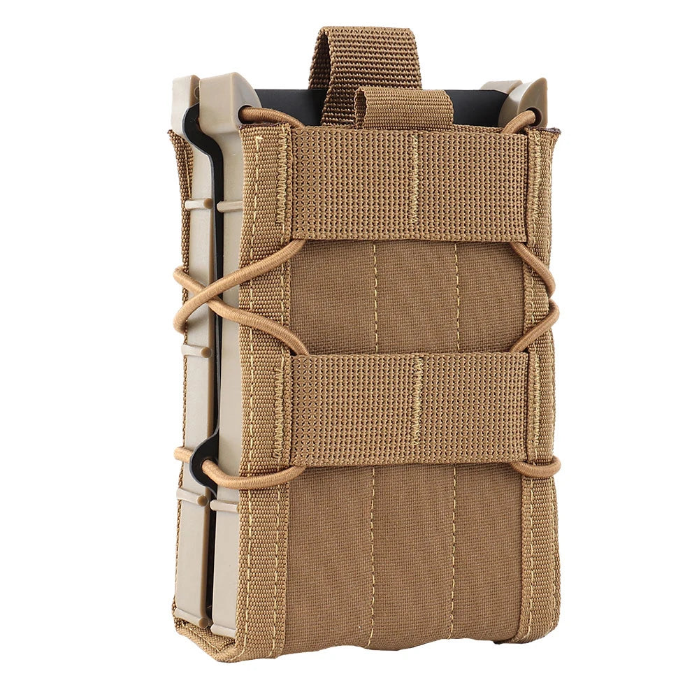 OPHIDANTAC 9MM 5.56 Magazine Pouches Tactical AK AR M4 AR15 Single Magazine Bag Rifle Molle Mag Holster Pouch Hunting