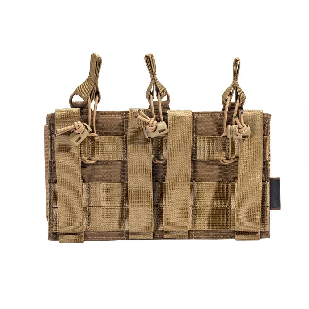 Tactical Triple Magazine Pouch Molle Mag Bag for M4 M14 M16 AR15 G36 Magazine Pouches Outdoor Hunting Tool Mag Holder