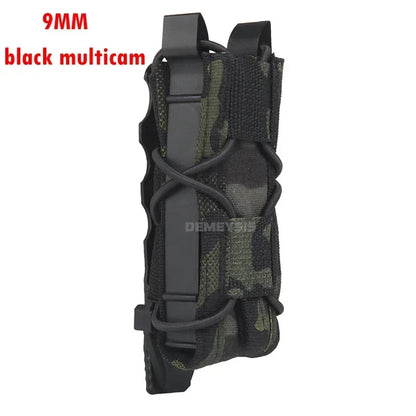 9MM 5.56 Magazine Pouches Tactical AK AR M4 AR15 Single Magazine Bag Rifle Pistol Molle Mag Holster Pouch Hunting Tools Holder