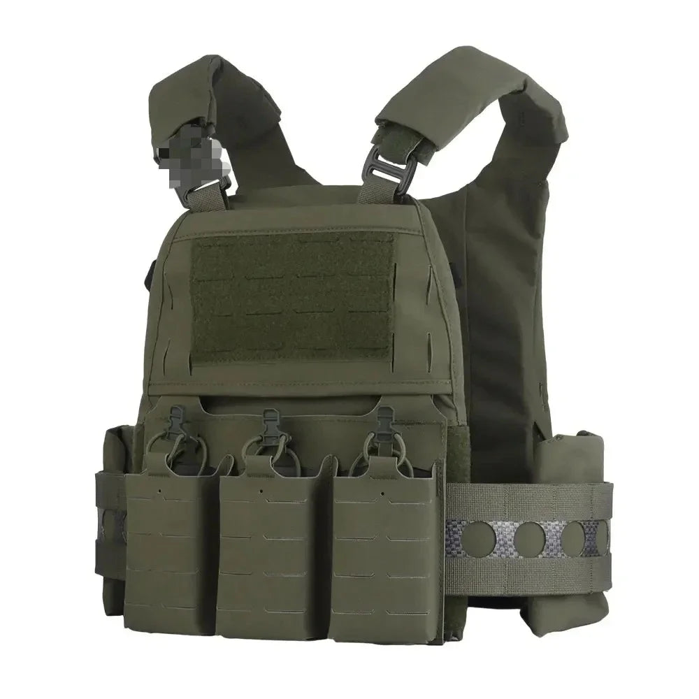 Tactical Vest Ferro FCPC V5 Plate Carrier MOLLE Hunting Vest Back Panel Supplement Pouch Airsoft Shooting Body Armor