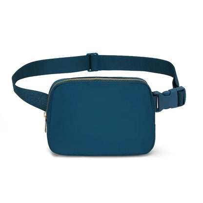 New Sports Waist Packs Nylon Waterproof Chest Bag Outdoor Sports Running Phone Pouch Versatile Crossbody Bag for Men and Women