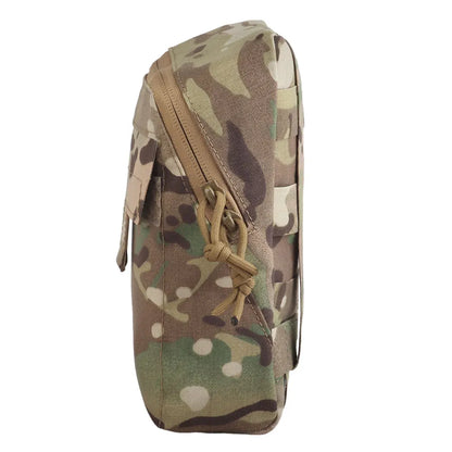 Lightweight Multi-Functional MOLLE EDC Storage Pouch Two-Way Zipper Quick Access Fits Plate Carrier for Hunting Shooting Gear