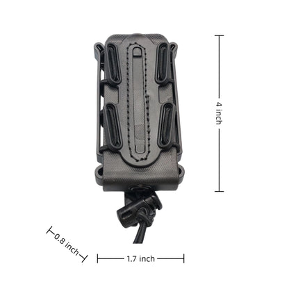 Tactical Molle 9mm Magazine Pouch Pistol Mag Holder Belt Clip G 17 19 M9 Fastmag Soft Shell Adjustable Hunting Airs