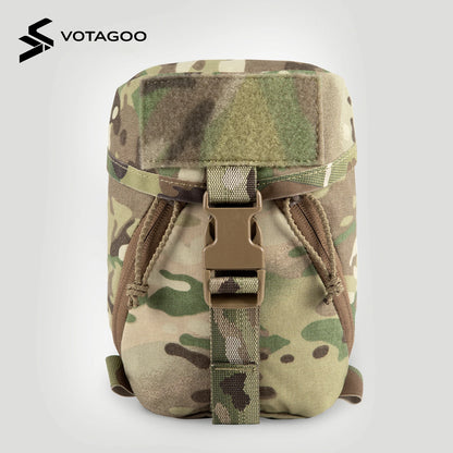 VOTAGOO Tactical IFAK Pouch – MOLLE Medical Bag & Miscellaneous Pouch, Military Fan Vest Expansion with Waist Bag
