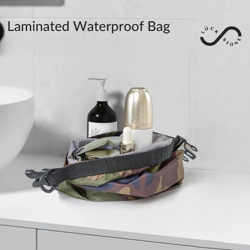 6Pcs Camouflage Waterproof Dry Bag Set Roll Top Storage Sack IPX3 Water Resistant Camping Hiking Outdoor Travel Gear Organizer