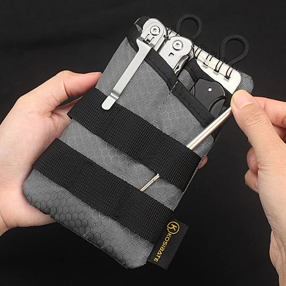 EDC Tactical Tool Bag Foldable Mini EDC Pouch Sundries Bag Phone Pouch Key Card Case Organizer Waist Wallet Molle Shoulder Bag