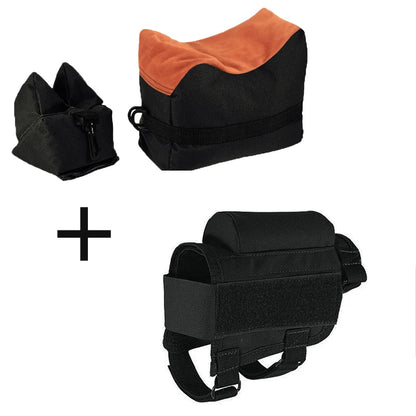 Tactical Stock Support Bracket Unfilled Sandbag, Outdoor Sport Stability Rest Equipment for Practice