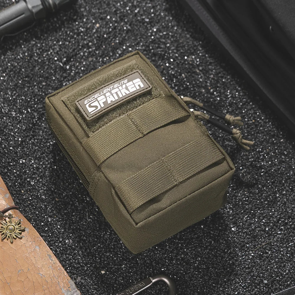 EXCELLENT ELITE SPANKER Tactical Equipment Outdoor Micro Utility Molle Multi-function Pocket Waist Pouch Gadget Storage Accessor
