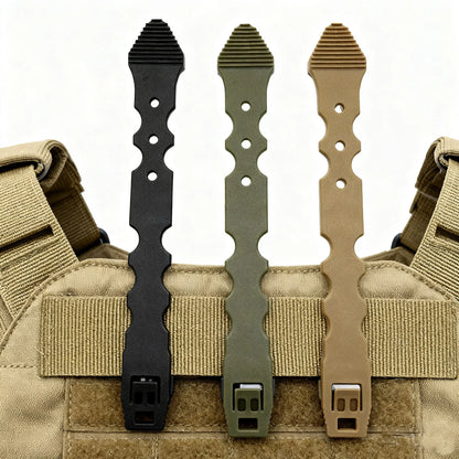 2pcs MOLLE Tactical Fixing Clip Outdoor Durable Quick Release Strip Fits For Magazine Pouch Backpack Vest Hunting Accessory