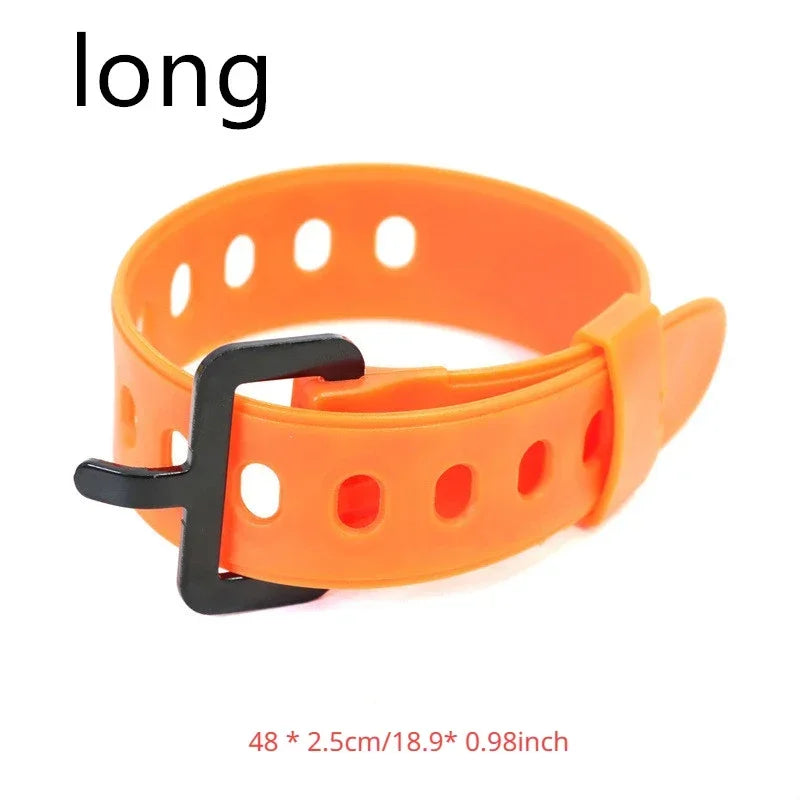 Outdoor multi-purpose zip ties, buckles, convenient luggage and cargo bundling