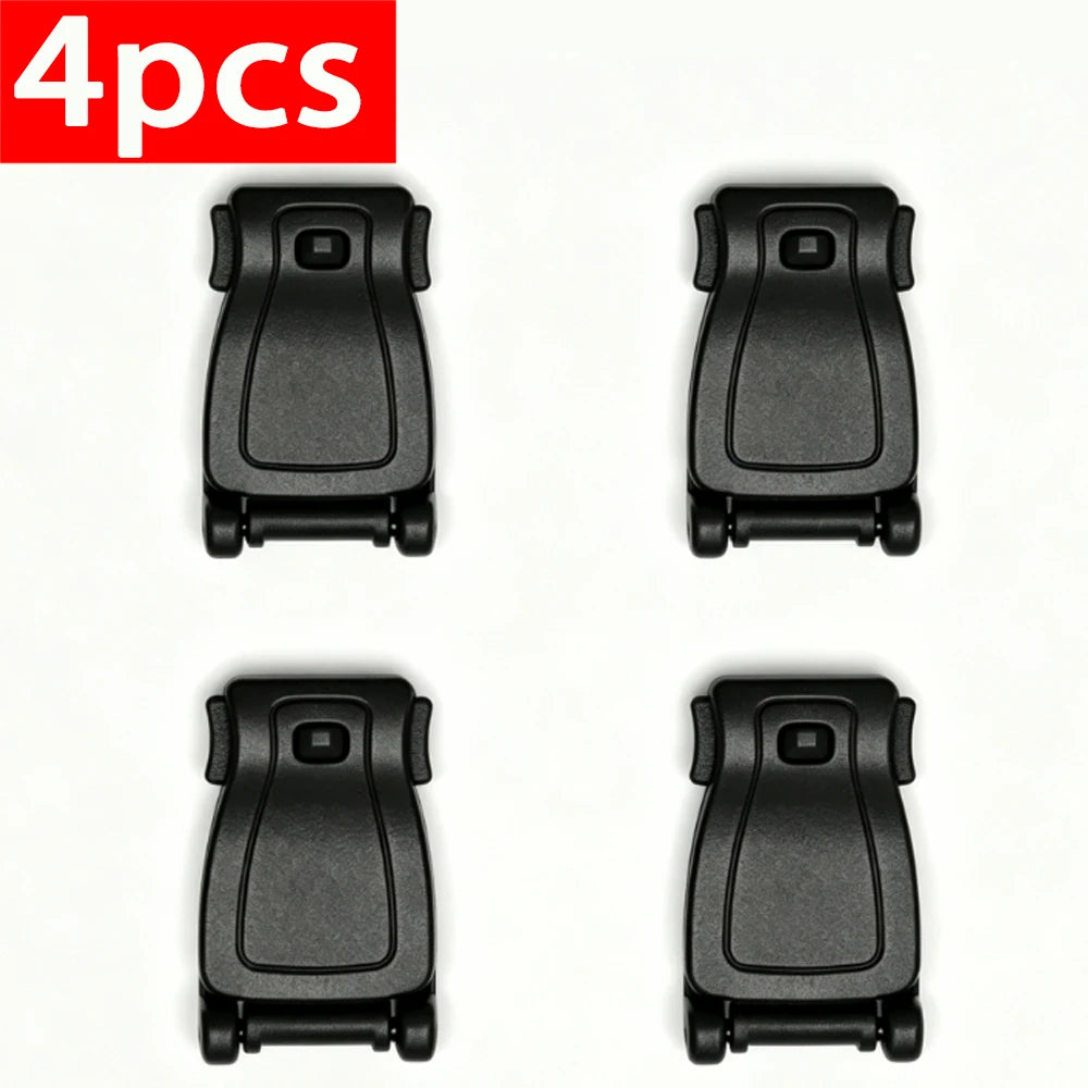 Multipurpose MOLLE Clip Tactical Strap Webbing Attachment Dominator Connection Buckle Management Tool for Bag Backpack 6/2pcs