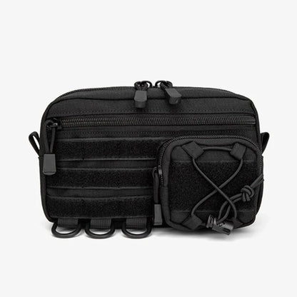 Molle Tactical Waist Bag Men Multifunctional Fanny Pack Outdoor Hip Belt Bag Portable Phone Pouch for Camping Climbing Hiking