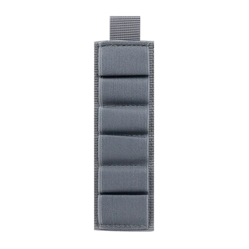 6 Round Shotgun Buttstock Shell Holder 12GA Gun Ammo Pouch Rifle Stock Shotshell Bullet Case Hunting Accessories Bag