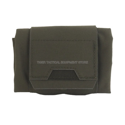 Tactical Foldable Recycling Pouch K Type Multi-Purpose Dump Bag Outdoor Hunting Hiking Airsoft Molle Quick Release Dump Pouch