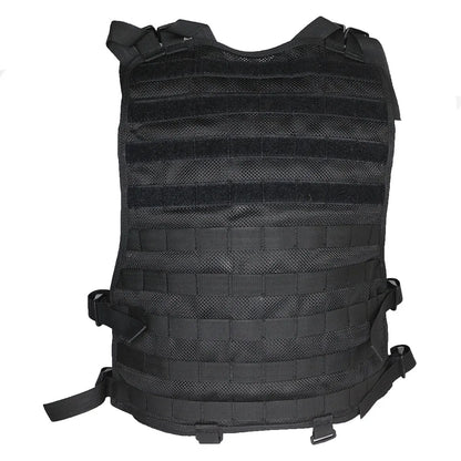 SOETAC Molle Tactical Vest Outdoor Combat Mesh Vests CS Game Duty Training Fishing Jacket Hunting Vest Zipper