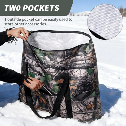 Hunting Bag Waterproof Scent Proof Lock Meat Storage Tote 600D Oxford Cloth Hunting Gear Storage Bag With Handles For Men