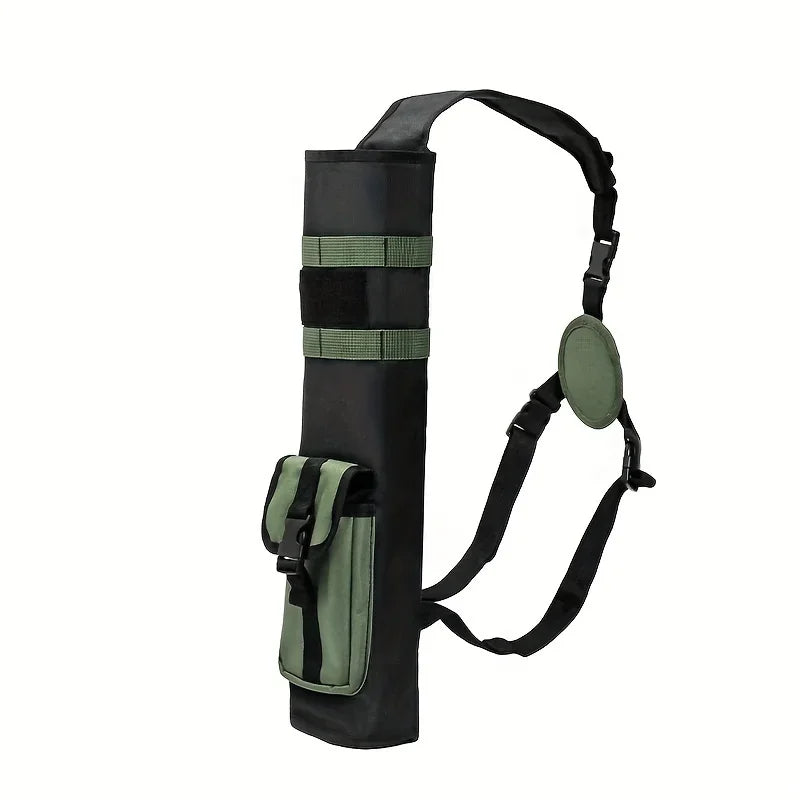 Tactical Arrows Bag Archery Lightweight Back Arrow Quiver Dual Use Fold Compact Hip  with Molle System Pocket Hanged for Hunt