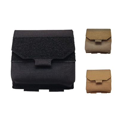 Tactical Utility Pouch Nylon EDC Small Gear Bag Flap MOLLE Compatible for Hiking Camping Outdoor