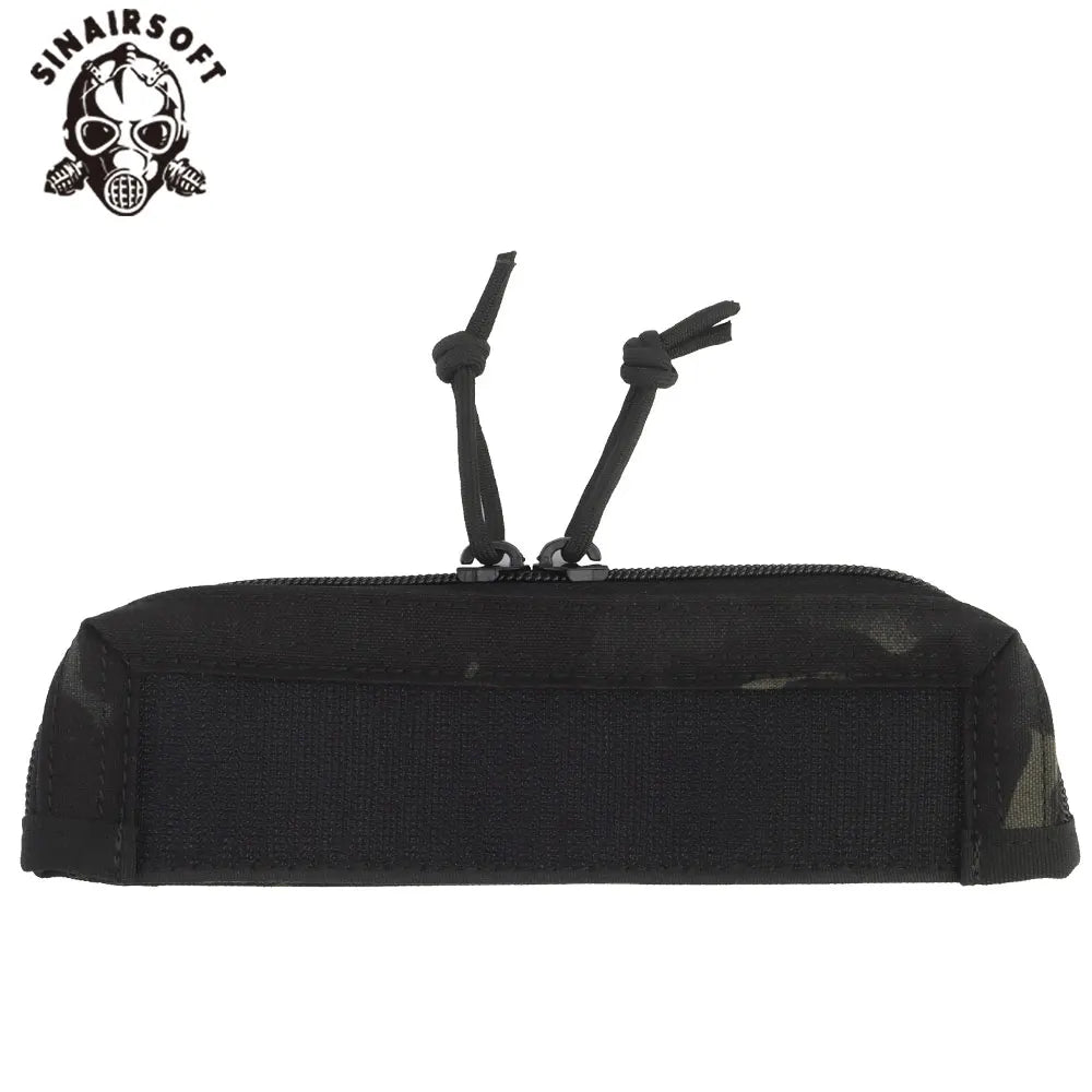 Tactical Micro Fight Chassis Pocket For MK3 MK4 Storage Bag Chest Rig Double Zip Cover Hunting Vest Accessories