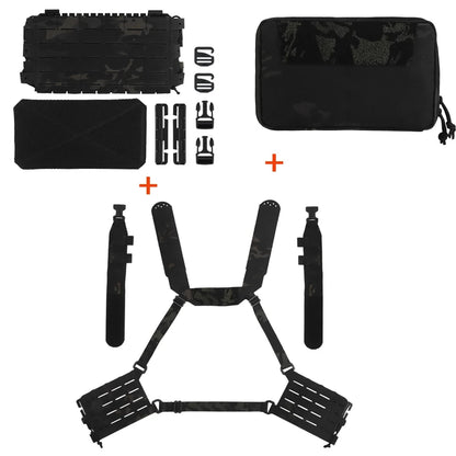 Tactical ARC Chest Rig Kit With ARC V3 Multi-purpose MOLLE Mag Pouch And ARC GP Pouch Quick Release