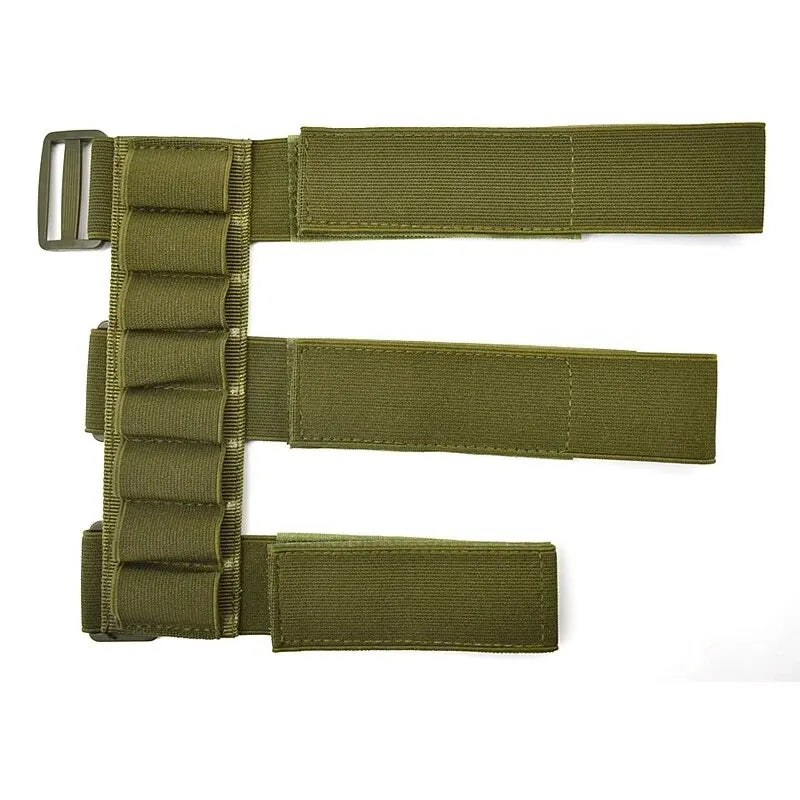 Hunting Ammo Carrier Molle Shell Pouch Shotgun Bullet Holder Rifle Cartridge 8 Round EDC Tactical Removable Arm Bullet Bag