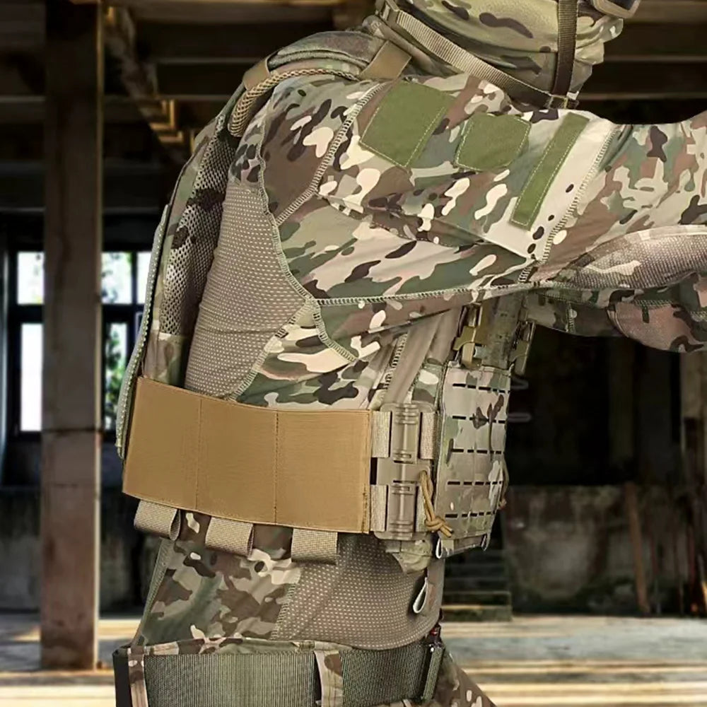 Tactical Cummerbund Waist Cover FCSK Vest Quick Release Cover Universal Plate Carrier Elastic Conversion Vest Gear Accessories