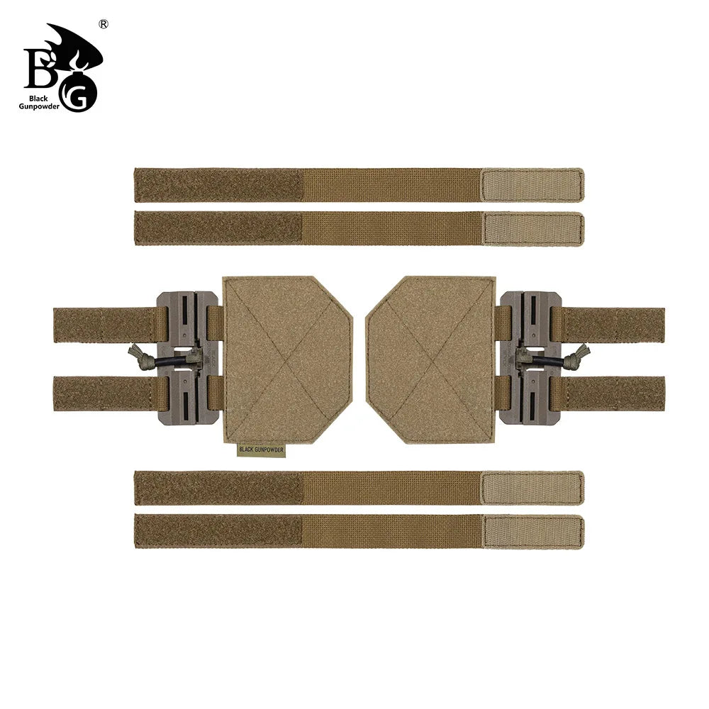 BG Tactical Vest Quick Buckle Set, Portable Detachable Magnetic Clip Set, Hunting Vest Accessories