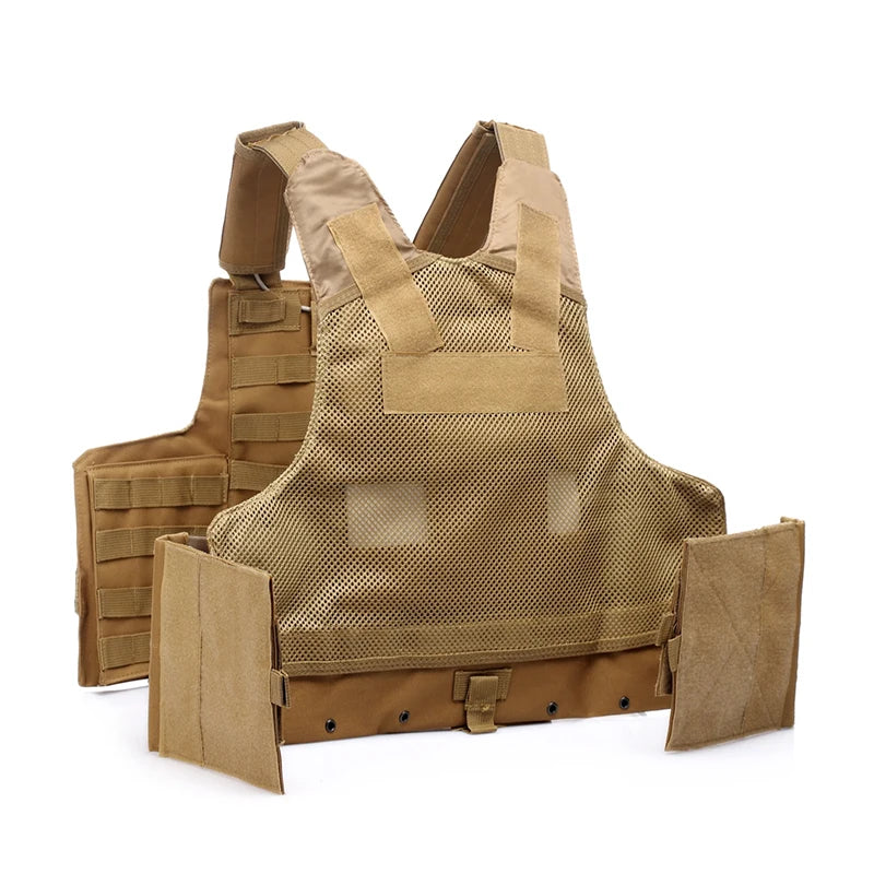 Quality Wholesale High Quality Polyester Outdoor Tactical Multi Functional Hunting Black Green Quick Release Vest