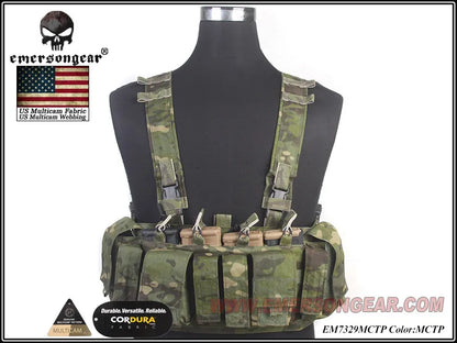 Emersongear MF Style Tactical Chest Rig UW Gen IV Hunting Vest Harness Split Front Carrier Waist Mag Bag