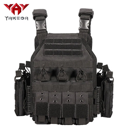 YAKEDA quick dismantling tactical training vest outdoor CS protective equipment combat vest camouflage suit